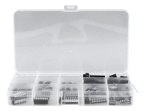 Kit De Chips Ic, 100 Unidades, 12 Tipos De Chips Amplificado