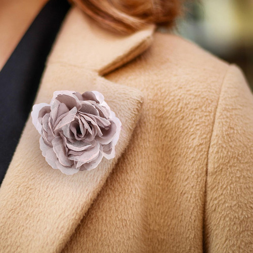 Broche De Flores De Tela Para Ropa De Mujer Broche De Flores