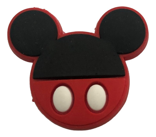 Pin Mickey Mouse Para Crocs Personajes Rojo Mickey Mousse