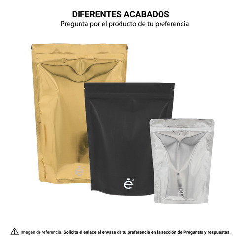 Bolsa Stand Up Pouch 1000gr Con Zipper Transparente 500pzs