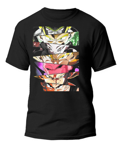 Playera Dragon Ball Estilo Épico 100% Algodón