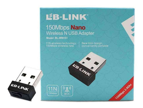 Adaptador Usb 2.0 Wifi 802.11n Tb-link Wireless 150mbps Box