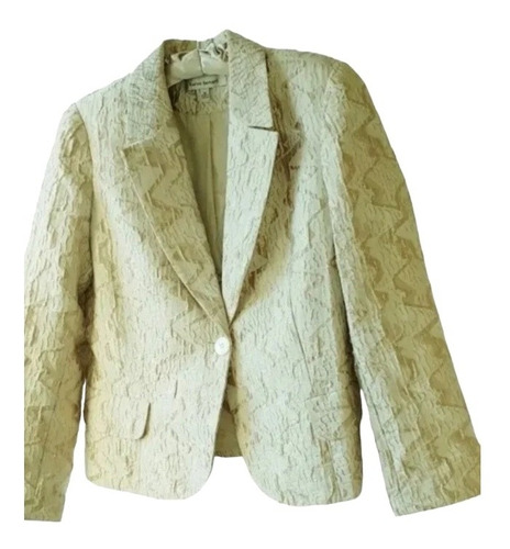 Chaqueta/blazer, Fiesta,beige/dorado, Harve Benard, Talla L