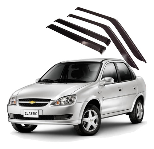 Deflector Chevrolet Corsa Puerta X 4 Unid Adhesivo Oriyinall