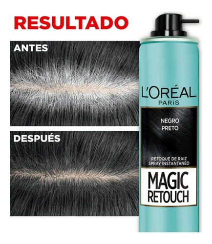 Cubre Canas Spray Retocador De Raices Loreal Magic Retouch