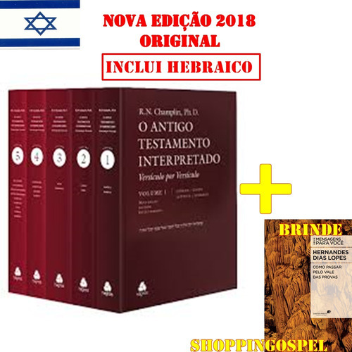 Antigo Testamento Interpretado 5 Vols Nova Edição 2018