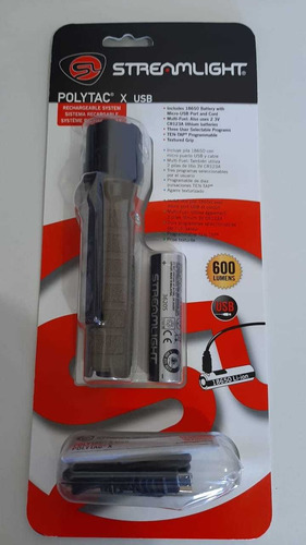 Lanterna Streamlight Polytacx 600 Lum. Original Recarregável