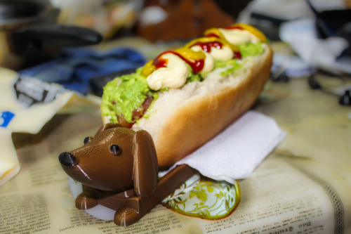 Soporte Porta Completos Perro Salchicha Hot Dog 20cm 1 Unid