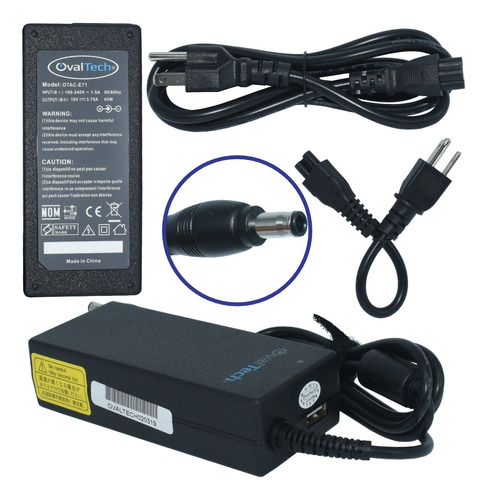 Adaptador De Corriente Ovaltech Otac-e71 16v/3.75ah C/bliste