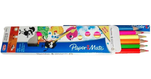 Colores Creyones De Neón  Paper Mate Colores Envío Gratis