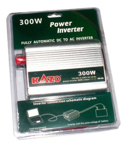 Inversor De Corriente Para Auto De 12v A 220v Usb 300w Power