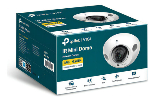 Camara Ip Poe 3mp Mini Domo Interior Tp-link Vigi C230i Mini