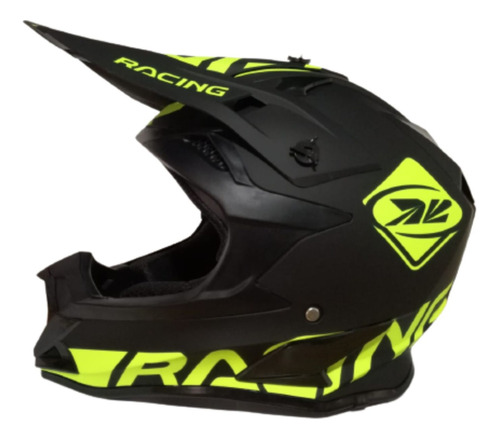 Casco Motocross Zafiro Certificado En Verde