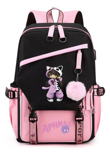 Mochila Escolar Para Estudiantes Aphmau Anime Usb