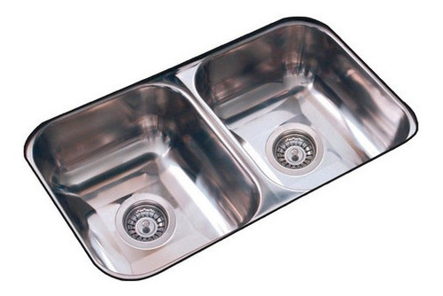 Imagen 2 de 4 de Bacha Doble Cocina Johnson C28/18 59x34x18 Cm