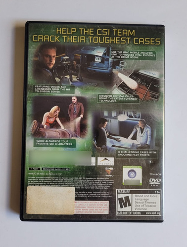 Csi: 3 Dimensions Of Murder - Ps2 (Usado)