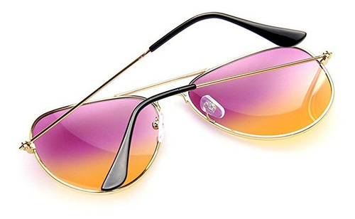 Lente De Sol Para Dama Huayi Estilo Aviator Rosa