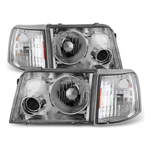 Faros Cromados Ranger 1993-1997 Par