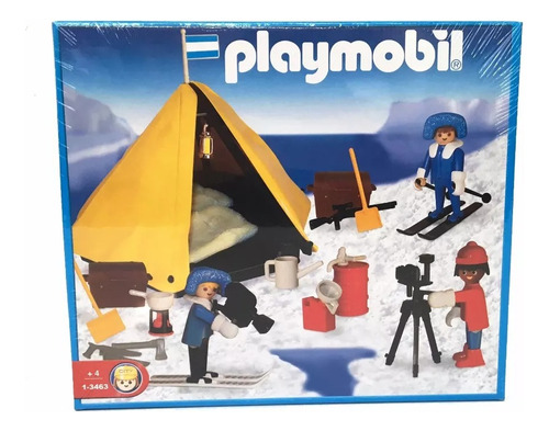 Playmobil 1-3463 Campamento Polar Ártico Carpa Figuras Ski