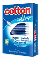 Comprar Hastes Flexíveis Cotonete Caixa 150 Unidades - Cotton Line