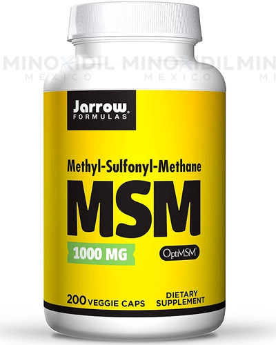 Jarrow Formulas Msm 1000 Mg 200 Cápsulas