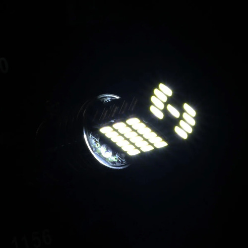 Imagen 5 de 10 de Par Luz Lampara Led Canbus P21w 1 Polo 45 Led Blanco 12v 24v