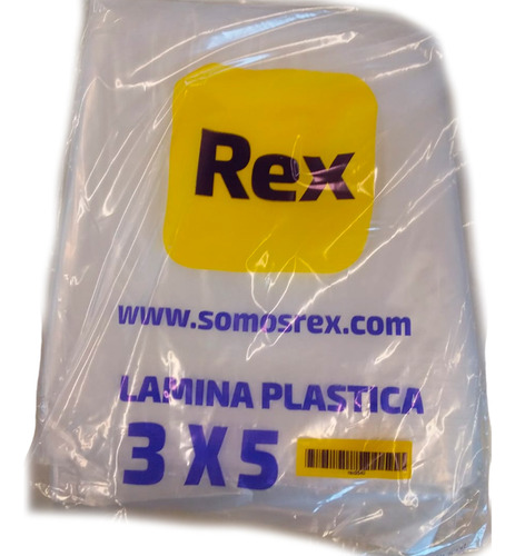 Cobertor Plástico Multiuso 3x5 15m2 40 Micrones - Rex