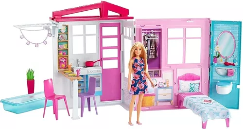 Casa da Barbie com Elevador e Piscina, Brinquedo Barbie Usado 86038126