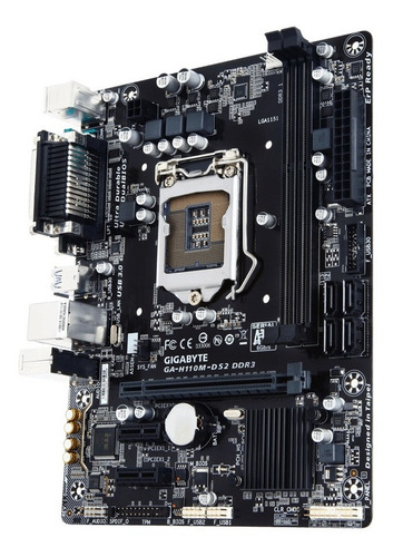 Tarjeta Madre Gigabyte Ga H110m-ds2-ddr3 6ta Y 7ma Lga 1151