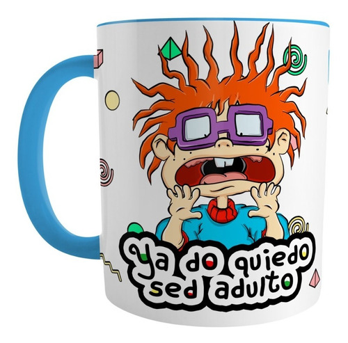 Taza Carlitos Ya Do Quiero Ser Adulto Azul