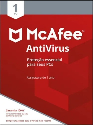 Mcafee­® Antivirus 1 Dispositivo 3 Años