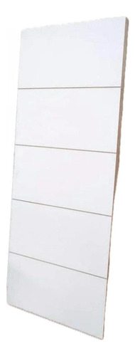 Puerta Semisolida Blanca De 80 Cm- Madenor