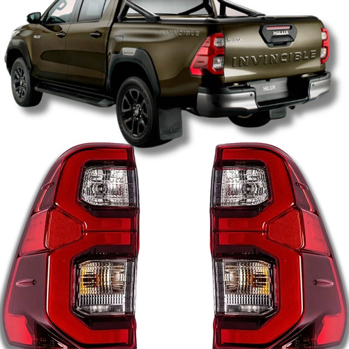 Par Lanterna Hilux Led 2016 Até 2024