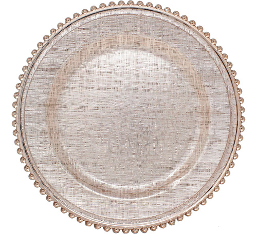 Juego De Platos Cocina Vidrio Beige 4 Pz 33 Cm 4769007