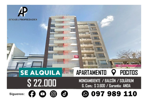 Apartamento En Alquiler En Pocitos