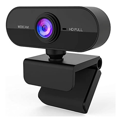 Imagen 1 de 4 de Camara Web Webcam Pc Full Hd 1080 Microfono Usb Plug & Play