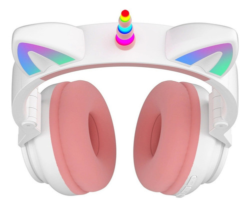 Audífonos Bluetooth Inalámbricos Con Luz De Unicornio Para