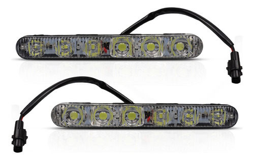 Kit Lâmpada Led Drl 6 Led 24v Tarponn