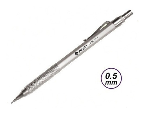 Lapiz Mecanico Portaminas Retráctil Pizzini 0,5 Mm 1441 R