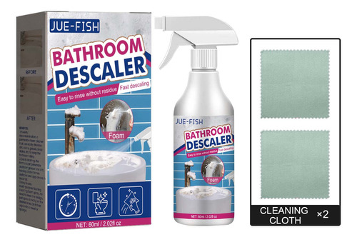 Descalcificador De Vidrio Y Limpiador De Bañeras Para Baño (