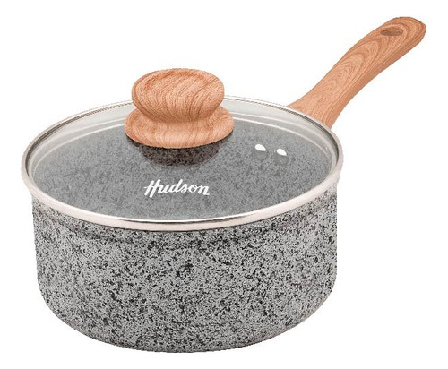 Cacerola Hudson Granito Stone Aluminio Forjado 20cm Granito Gris