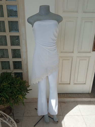 Braga Para Dama De Fiesta Blanca Talla S