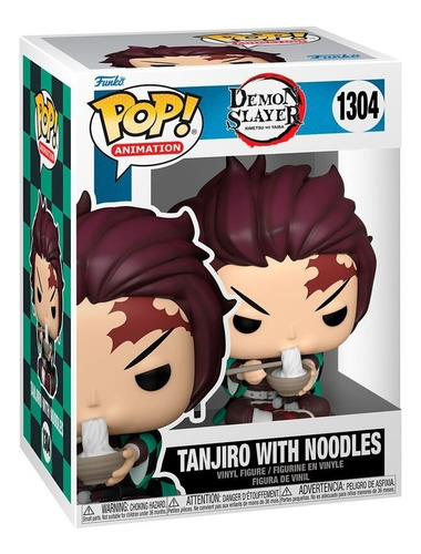 Funko Pop! Animation: Demon Slayer- Tanjiro W/noodles