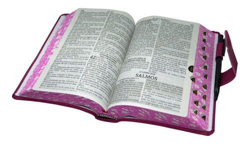 Imagem 7 de 8 de Bíblia Sagrada Rc Letra Hipergigante Pink Feminina
