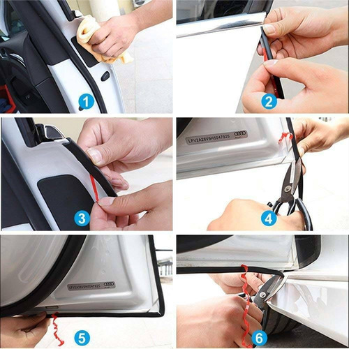 Tiras Protectoras Con Bordes De Goma Para Protección Contra