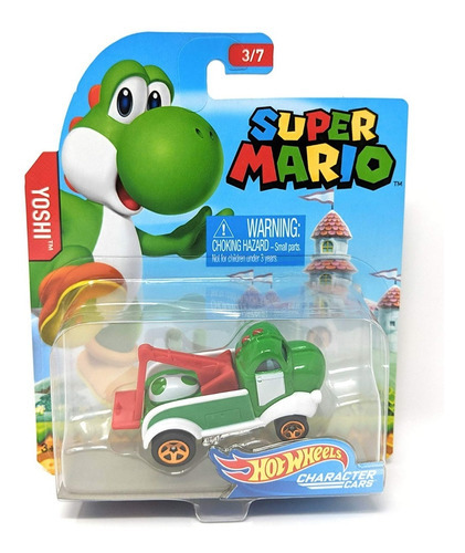 Hot Wheels - Super Mario - Yoshi - 2020 Nintendo Mattel