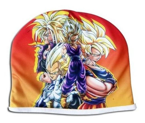 Gorro De Felpa Dbz Super Saiyans.