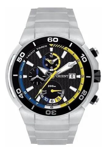Relógio Orient Yatch Timer Mergulho 300m Titanium - Mbttc007