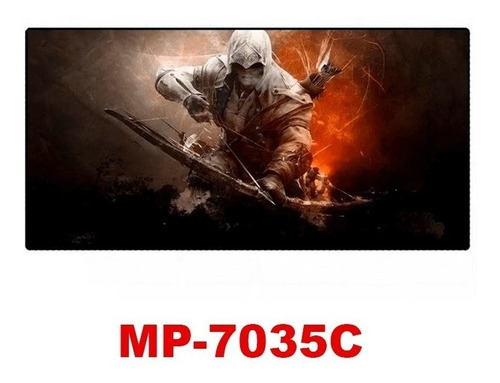 Mouse Pad Personalizado Gamer Grande 70x35 Mousepad Cor Assassin's Creed