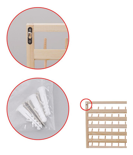 Estante Para Hilos, Soporte Para Hilo Montado En La Pared,